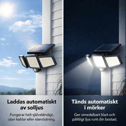 TrygghetsLjus — Tänds vid rörelse, släcks automatiskt