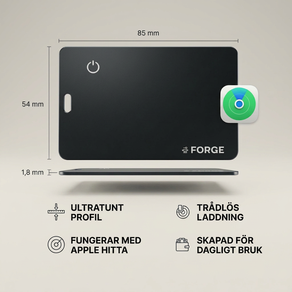 Forge Wallet — Hitta din plånbok direkt