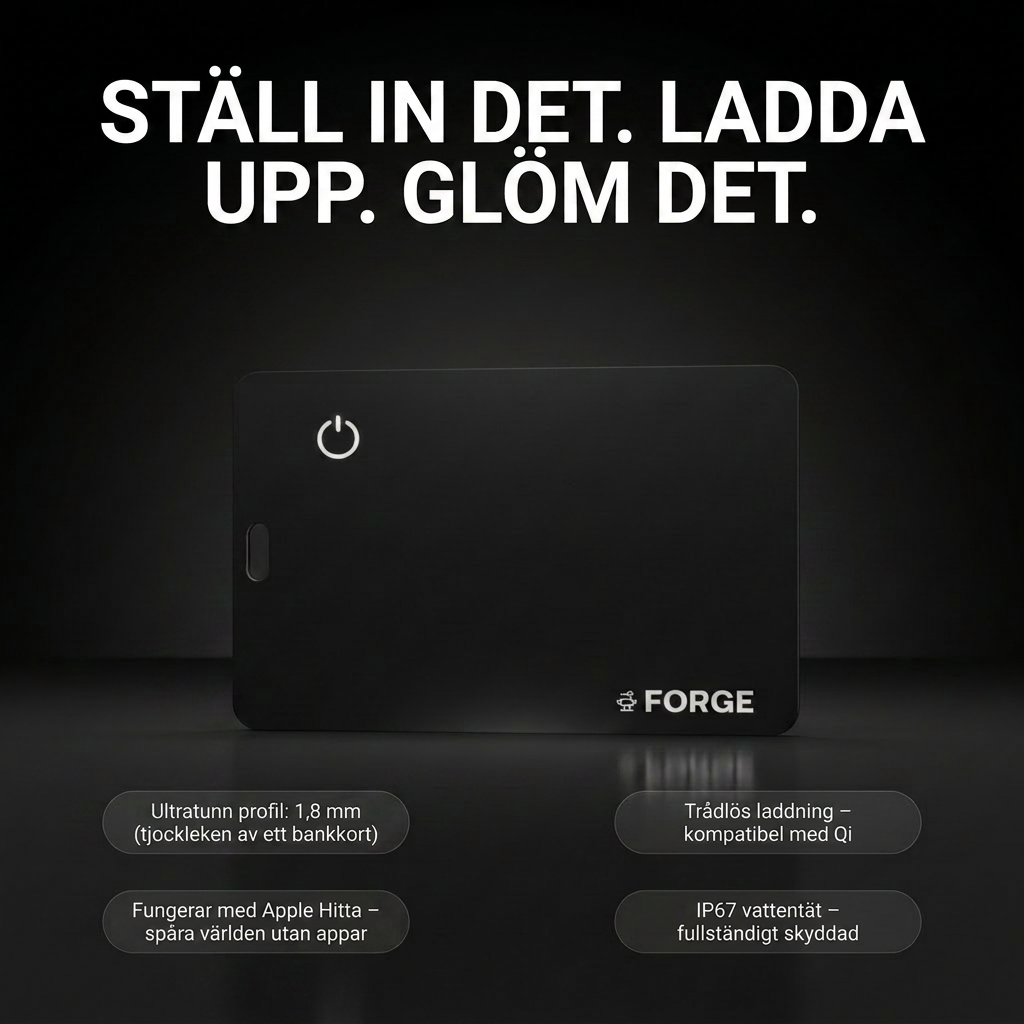 Forge Wallet — Hitta din plånbok direkt