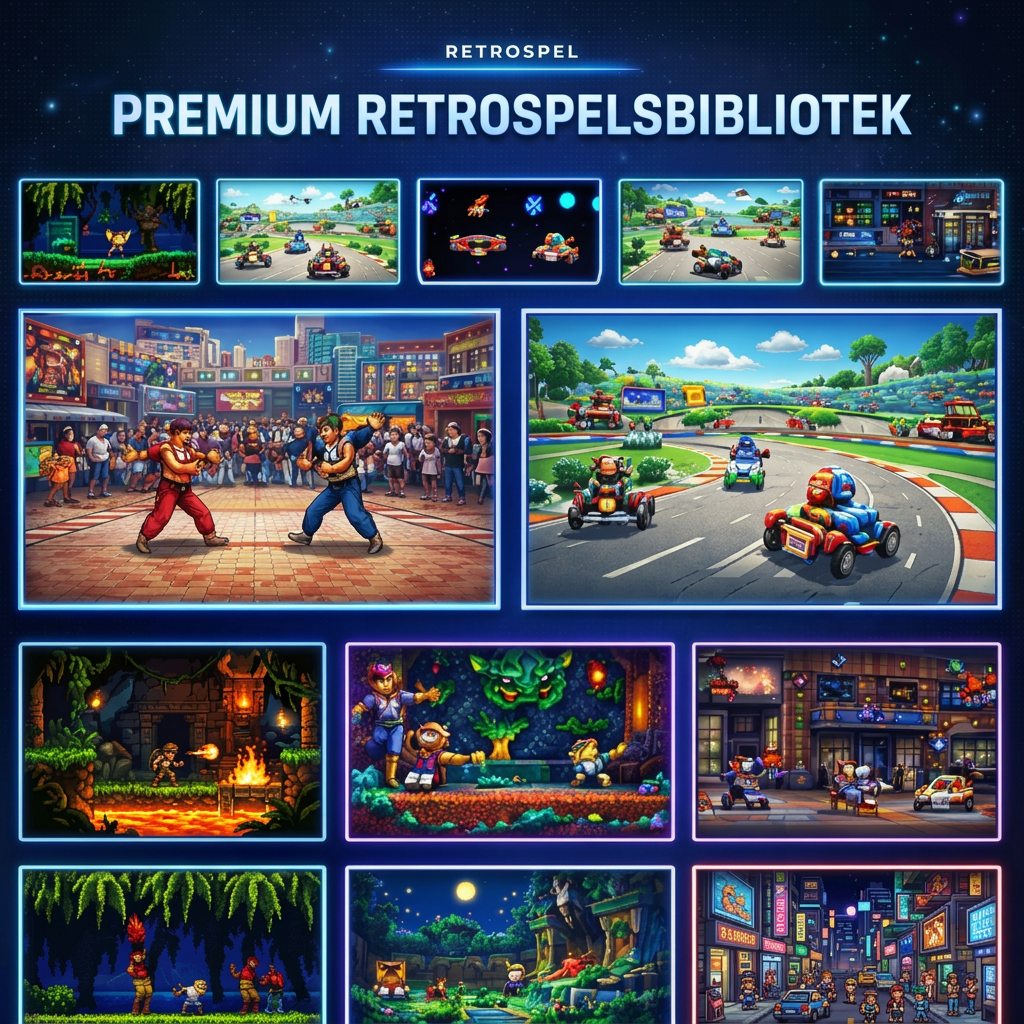 RetroSpel — Tusentals klassiska spel direkt på TV:n