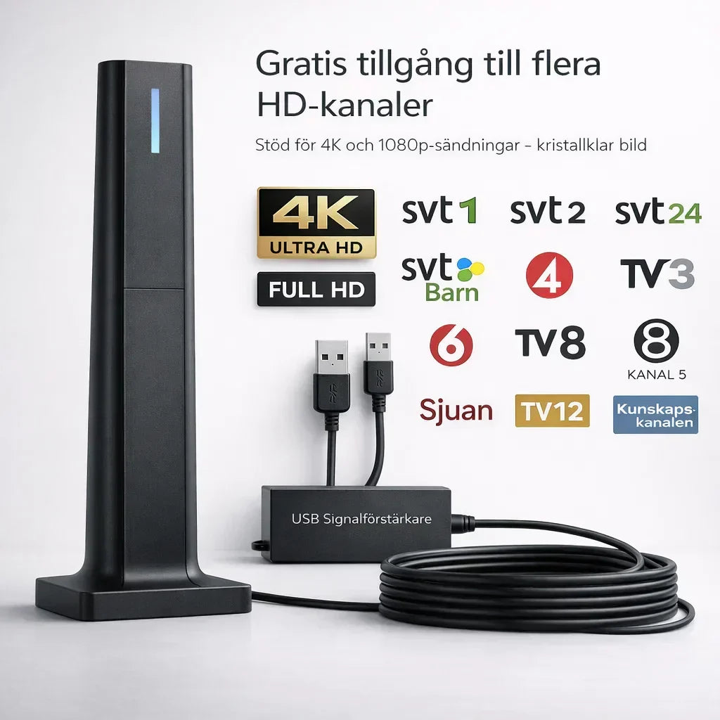 NordSignal – Gratis tv i klar HD utan abonnemang