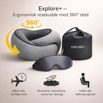 Explore+ – Bekväm vila på resan